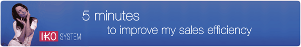 5 minutes to improve my sales efficiency