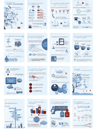 20 pages d'infographies infographie commerciaux